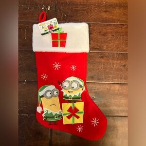 Christmas Stocking Minions Despicable Me NWT